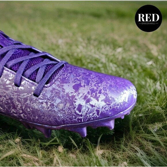 Under Armour Blur 2 MC Suede Purple Football Cleats 3027978-500 - Men's Size 13 - Picture 12 of 14